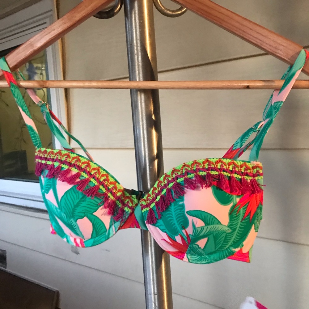 COLORFUL Push Up Bikini Top